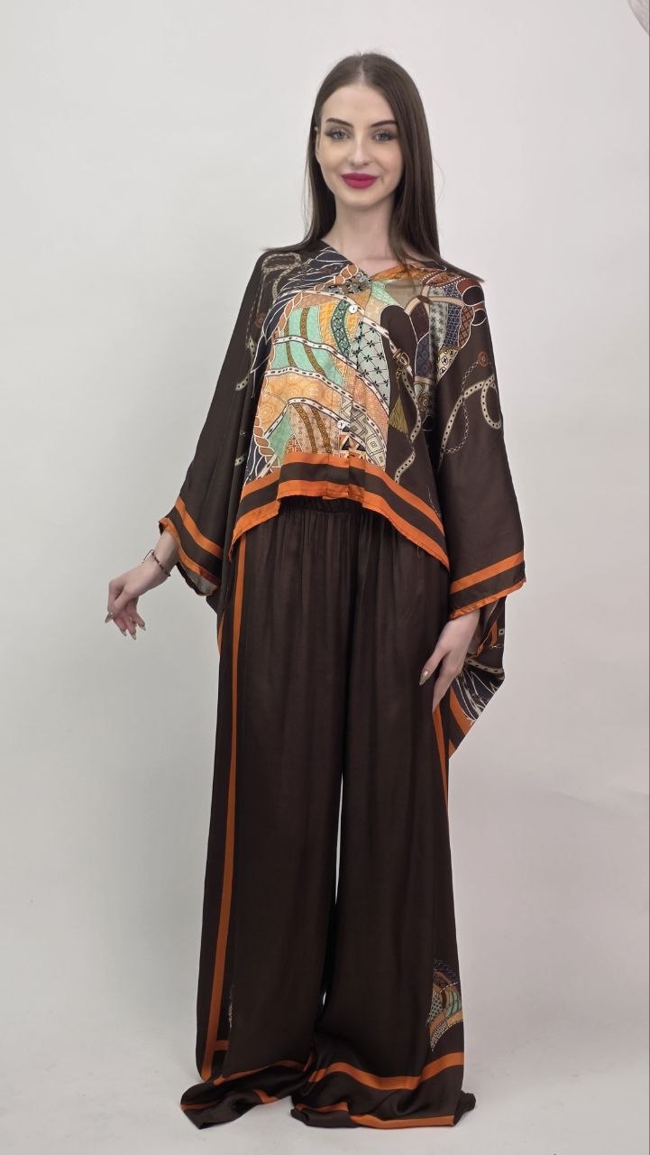Włoski Komplet Premium Equestrian Chic Satyna