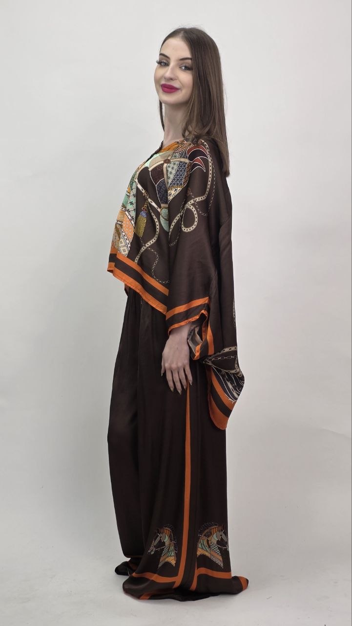 Włoski Komplet Premium Equestrian Chic Satyna - obrazek 3