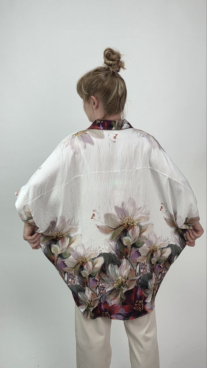 Włoska Koszula Oversize Fiora - obrazek 5