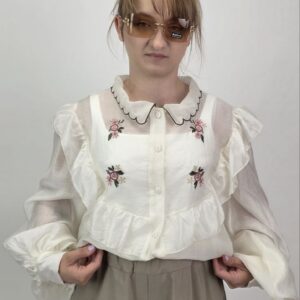 Koszula Miho’s Rosalia haft i bufiaste rękawki