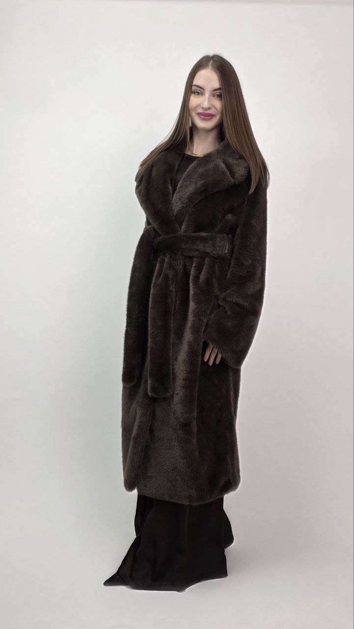 Długie futro ekologiczne Teddy Coat - obrazek 3