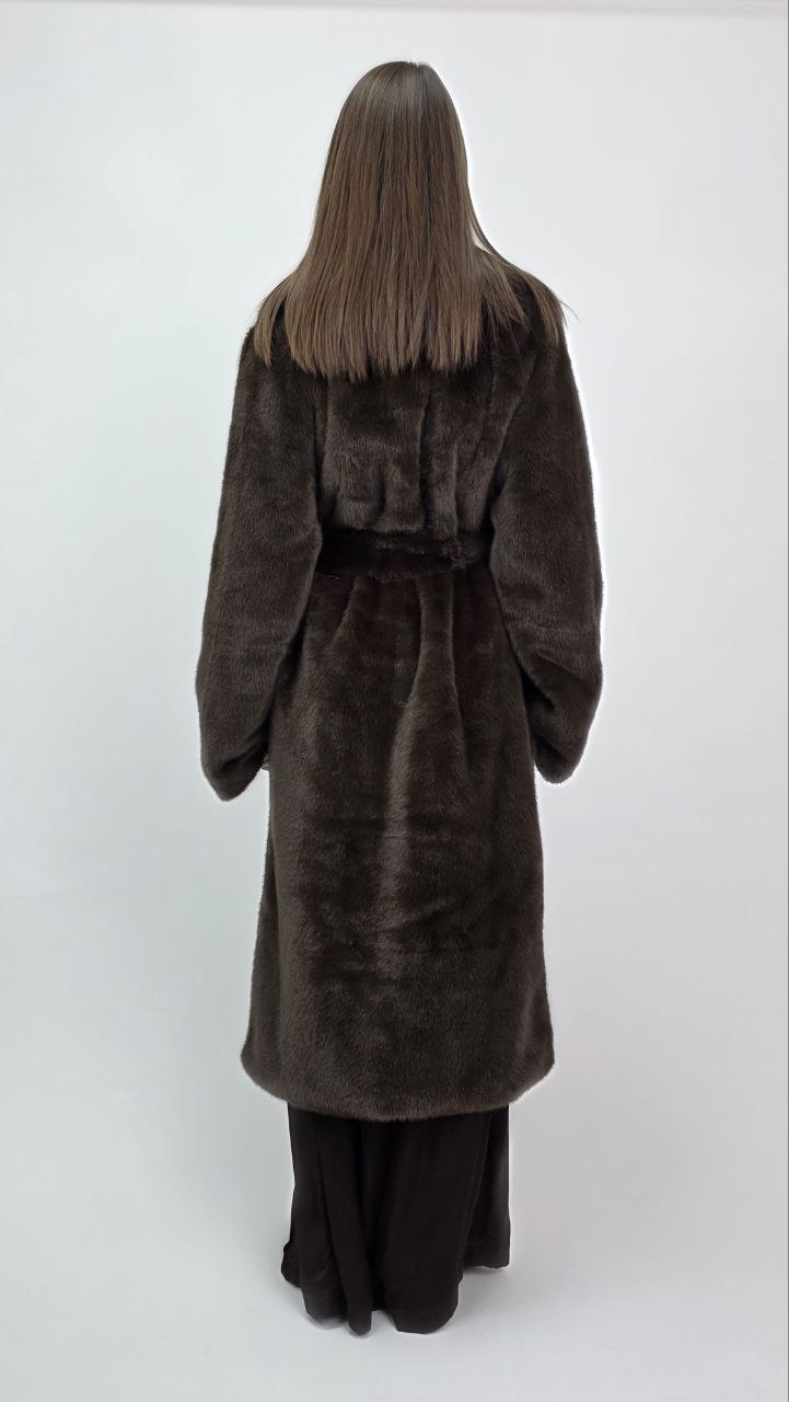 Długie futro ekologiczne Teddy Coat - obrazek 2