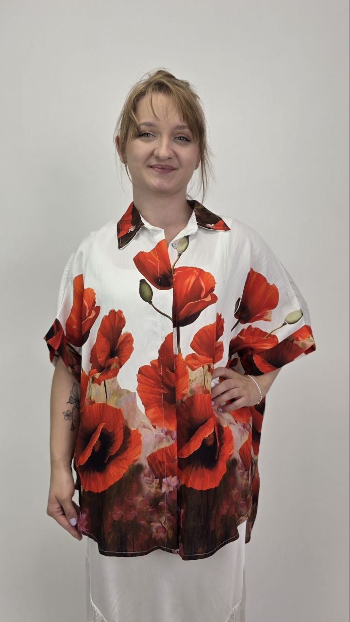 Włoska Koszula Oversize Maki